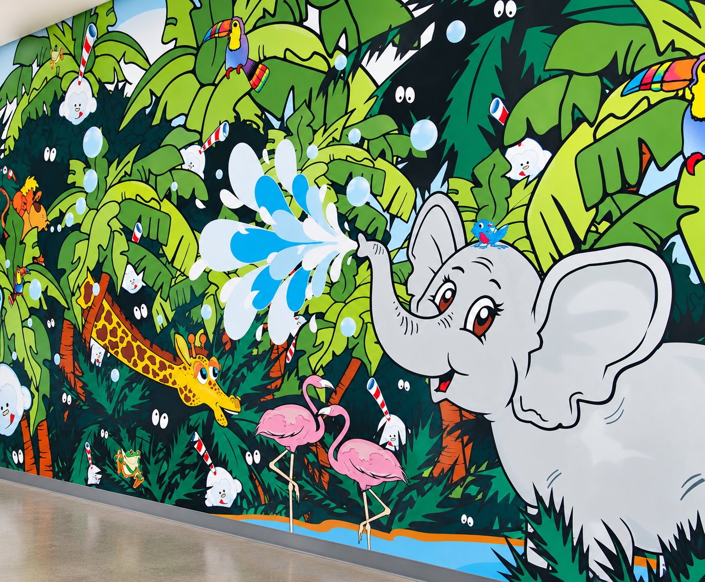 Large wallscape graphic