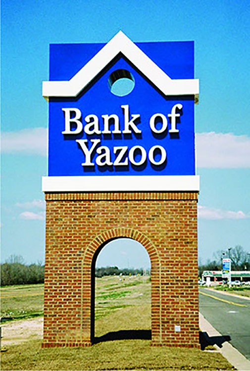 Bank Sign