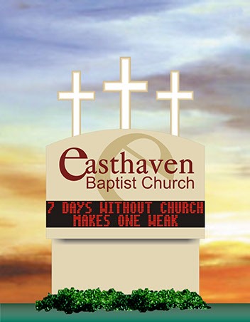 Church Sign Concept Art