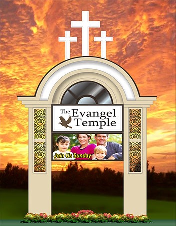 Church Sign Concept Art