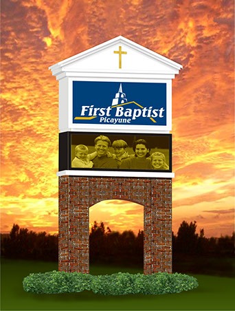 Church Sign Concept Art