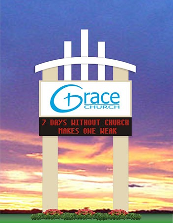 Church Sign Concept Art