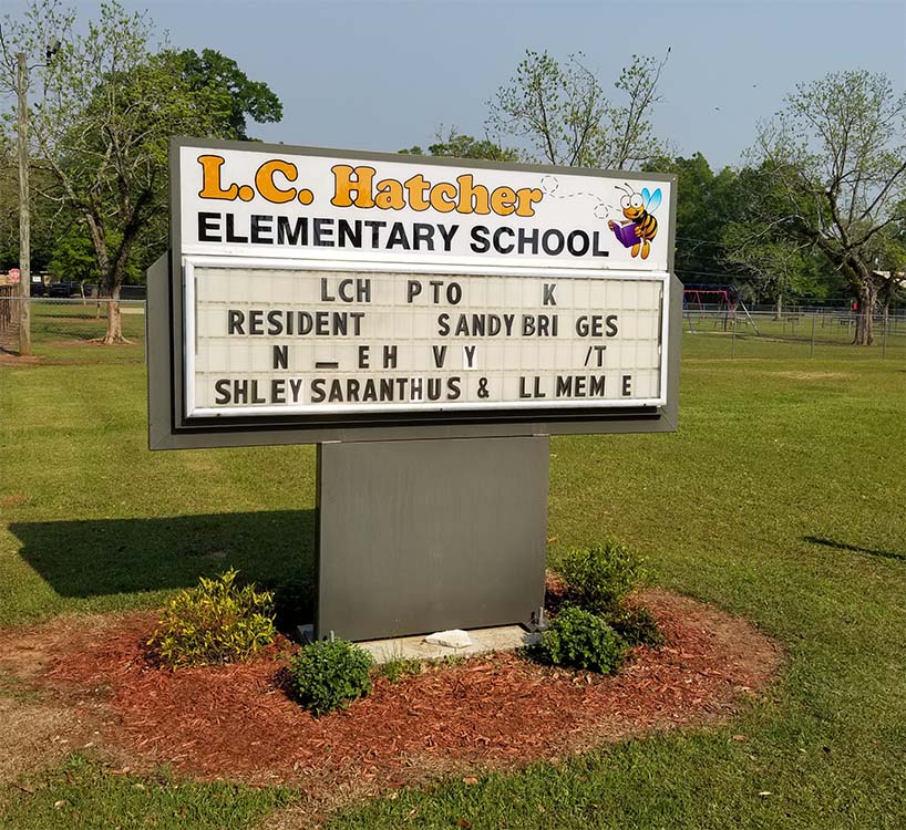 School Sign