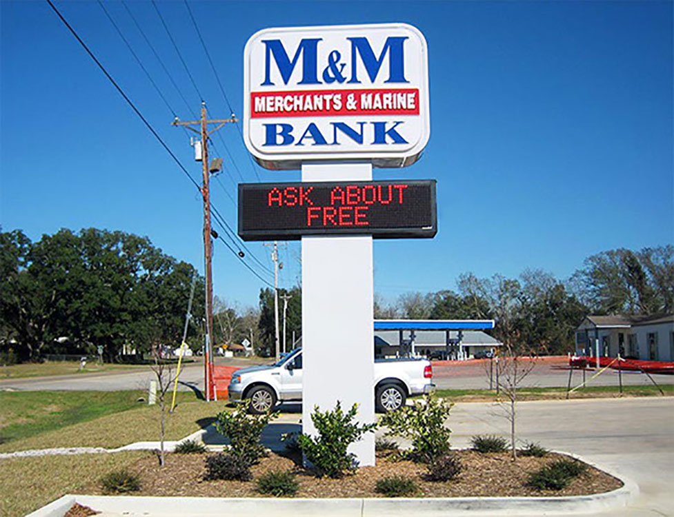 Bank Sign