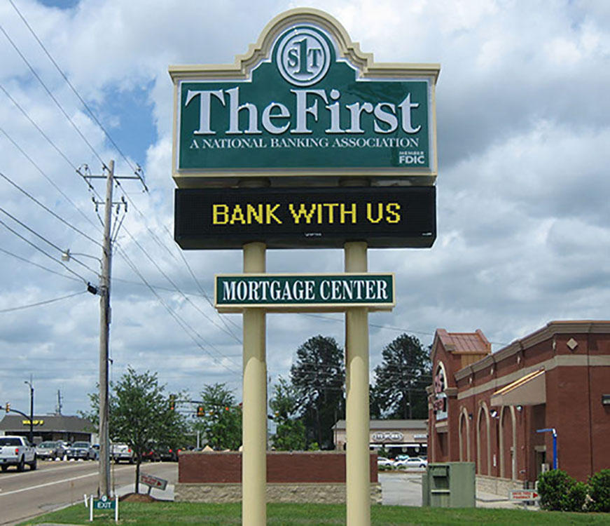 Bank Sign