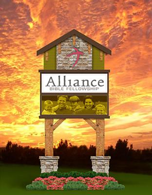 Church Sign Concept Art