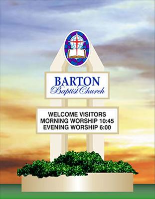 Church Sign Concept Art