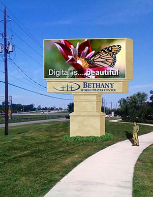 Church Sign Concept Art