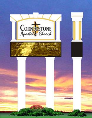 Church Sign Concept Art