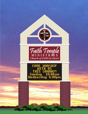 Church Sign Concept Art
