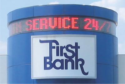 Bank Sign
