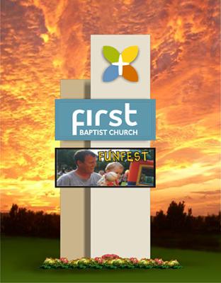 Church Sign Concept Art