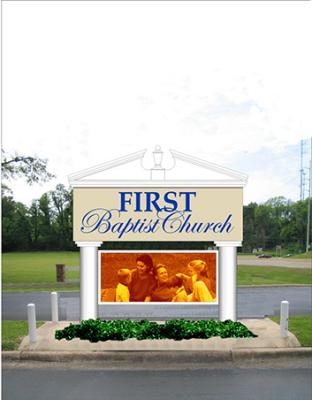 Church Sign Concept Art