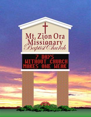 Church Sign Concept Art