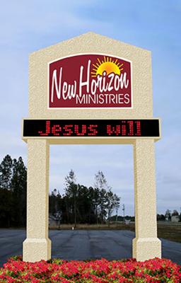 Church Sign Concept Art